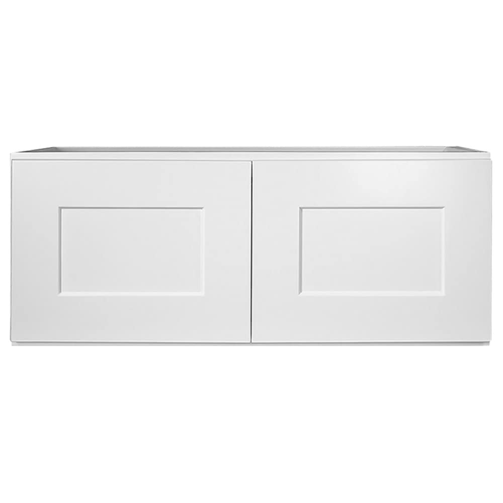 White Shaker Style Bridge Cabinet W2318