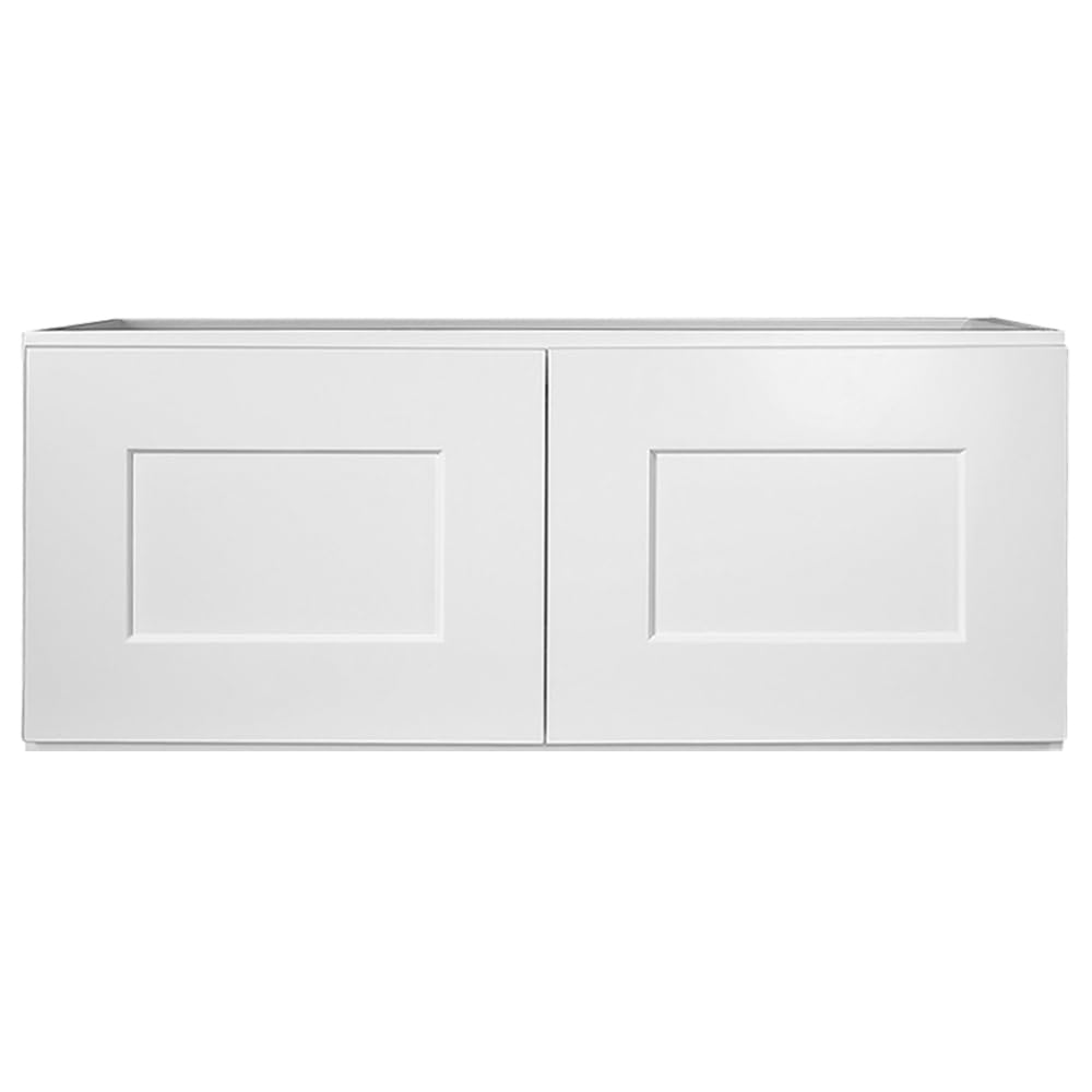 White Shaker Style Bridge Cabinet W2318