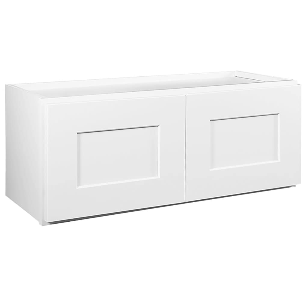 White Shaker Style Bridge Cabinet W2318