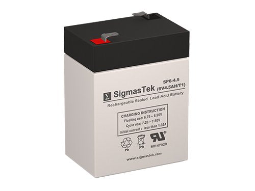 6 Volt 4.5 AH F1 Terminal Replacement Battery J221485