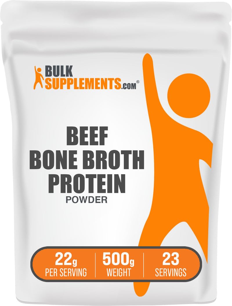 Beef Bone Broth Protein Powder, Lactose Free Dairy Free Gluten Free, 500g J360
