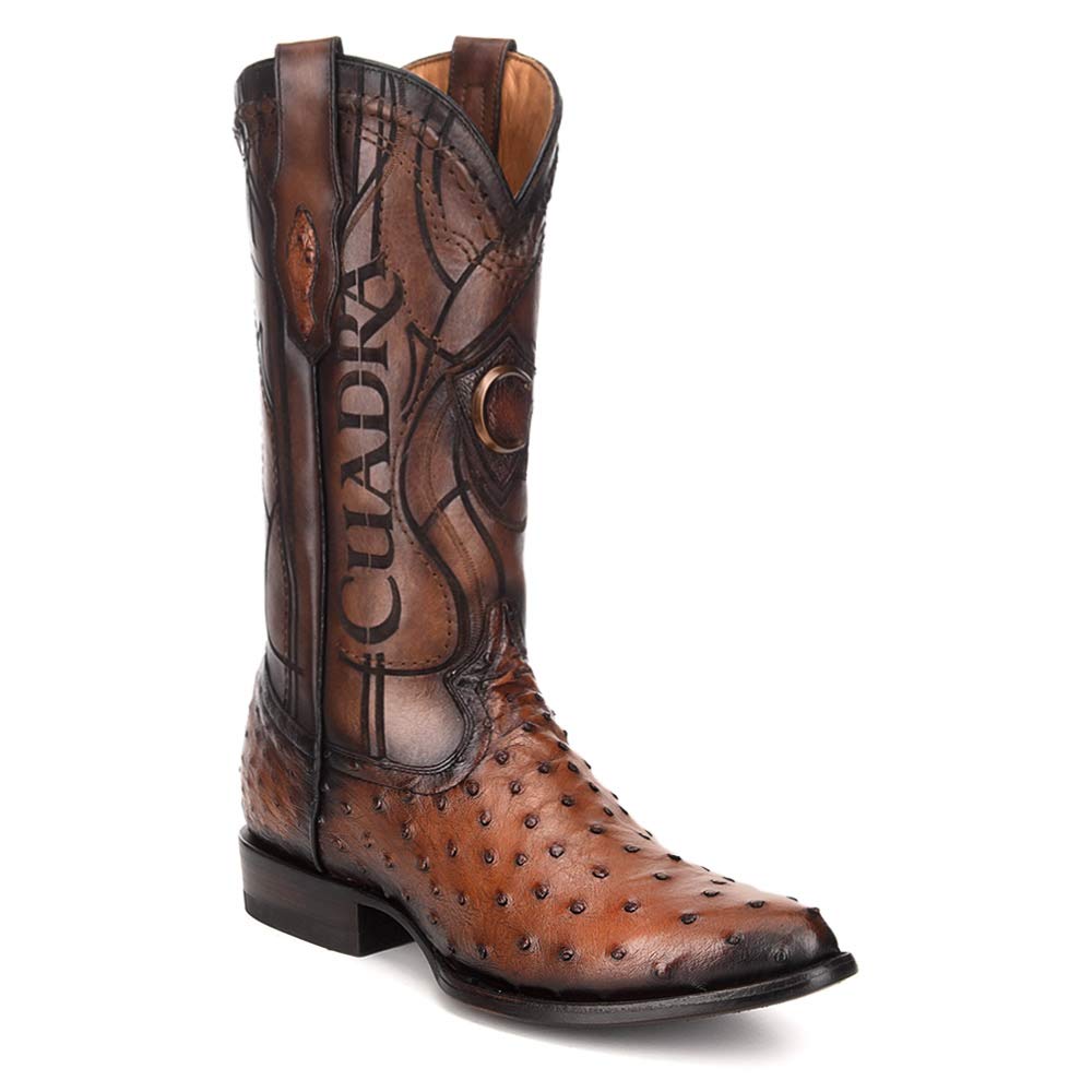 Genuine Ostrich Leather Western Boot K67244