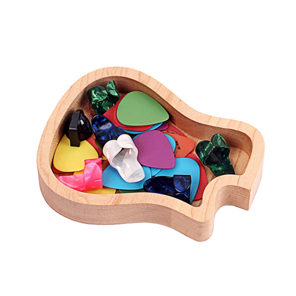 Wood Guitar Picks Box I749