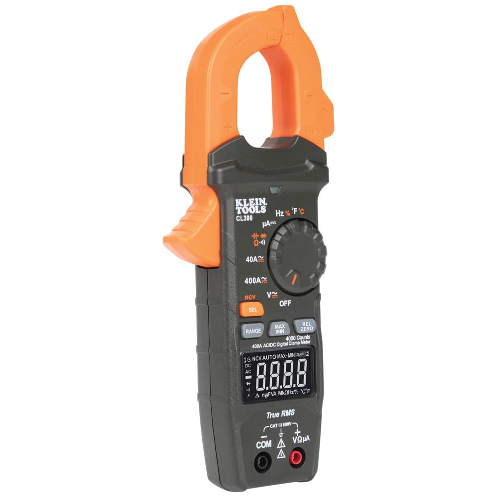 Auto-Ranging 400 Amp Digital Clamp Meter E719748