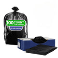 Heavy Duty Black 40-45 Gallon Trash Bags 100 Count 1.5 Mil K159136