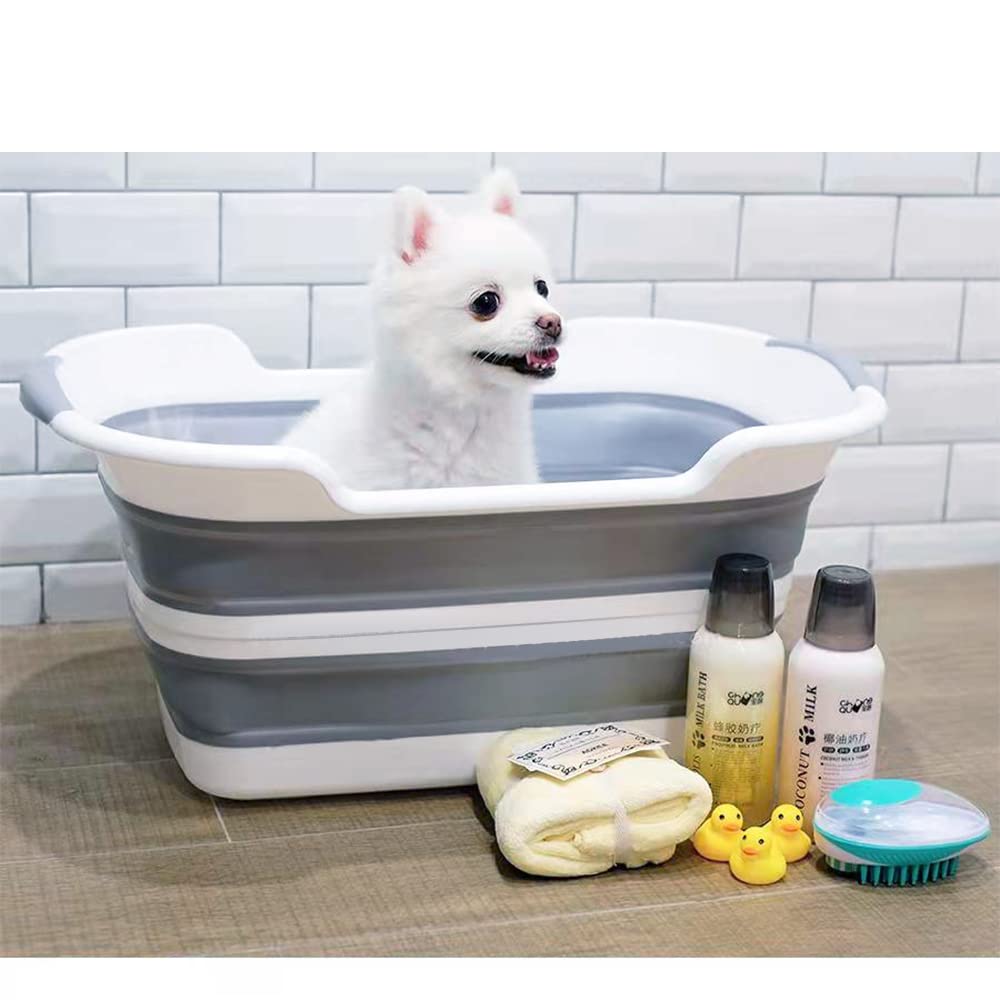 27L Collapsible Pet Bathtub with Drainage Hole V7530