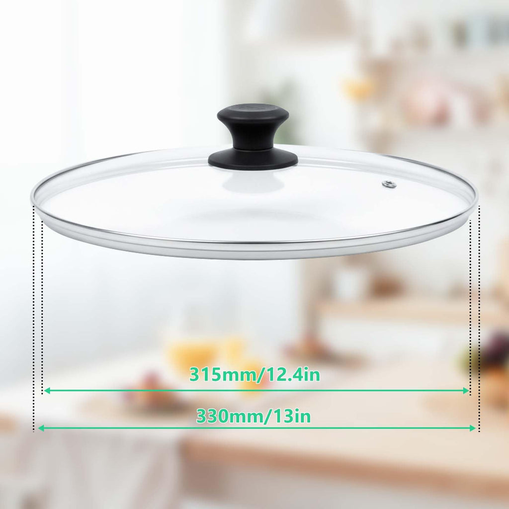 13 Inch Tempered Glass Lid Y738768