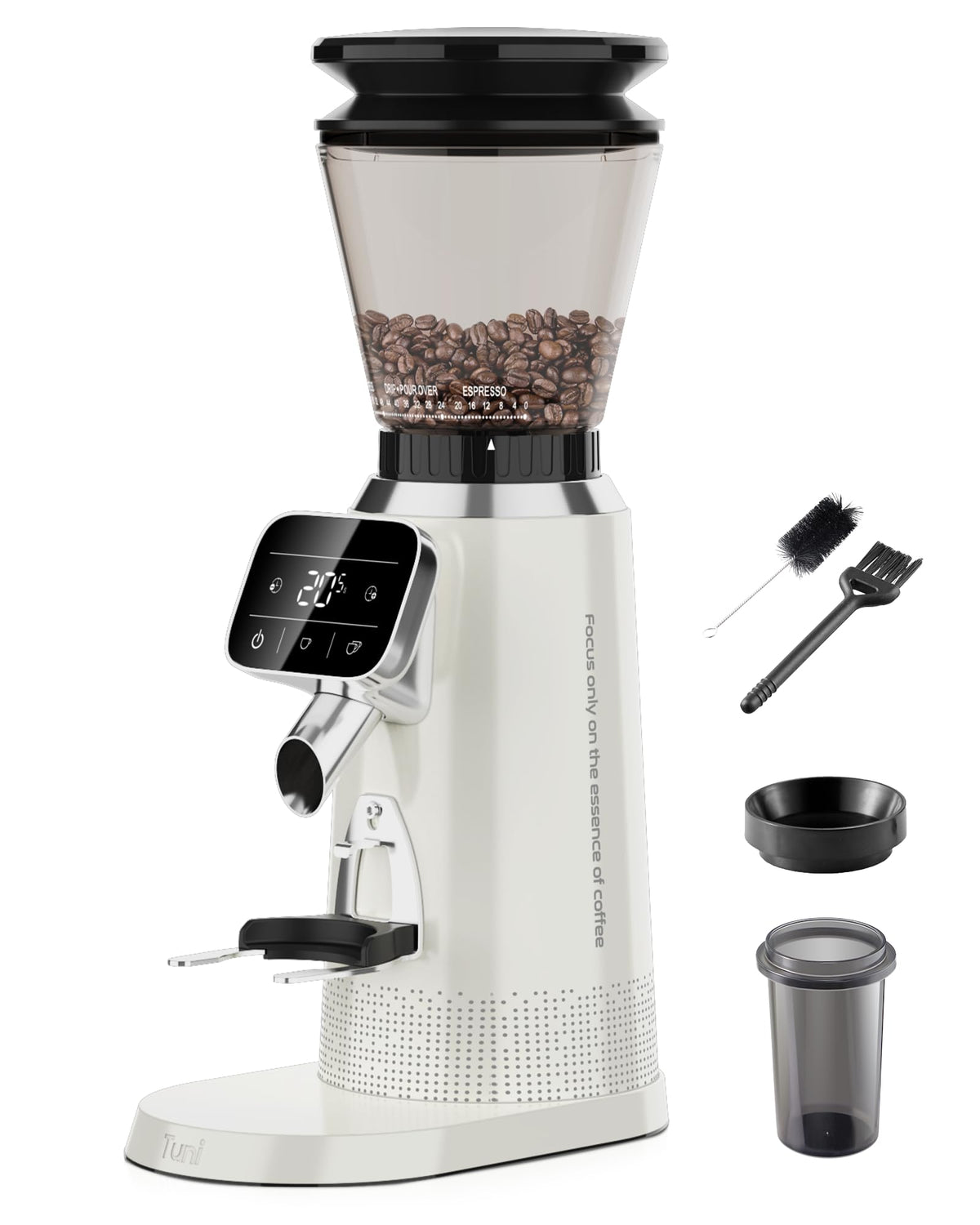 Conical Burr Coffee Grinder with 70 Grind Settings P123837