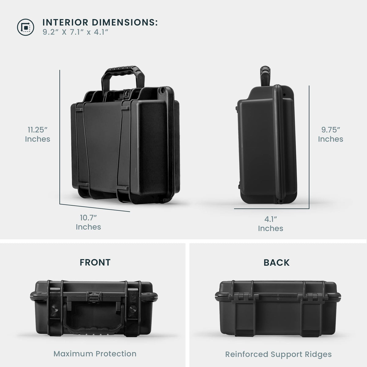 Heavy Duty Protective Dry Box Case with Foam O9183