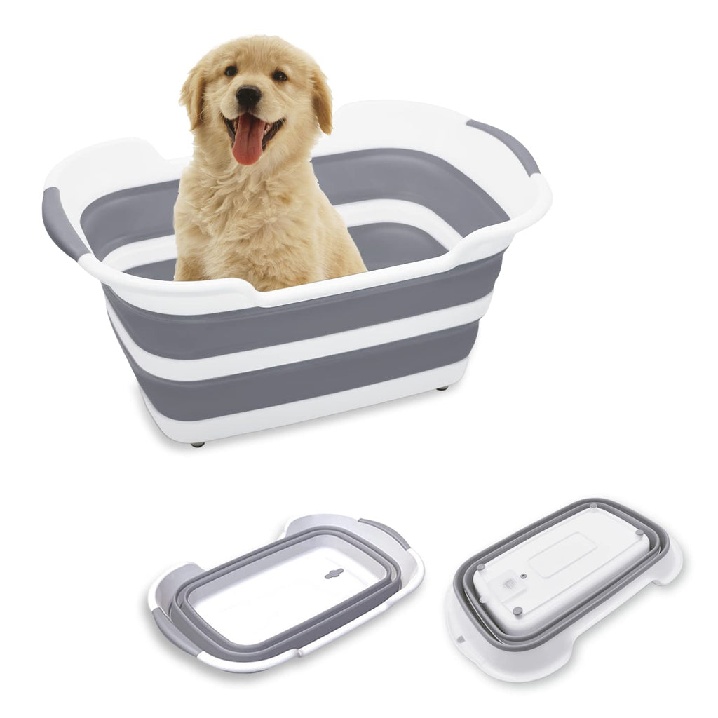 27L Collapsible Pet Bathtub with Drainage Hole V7530