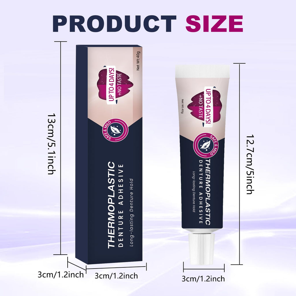 2Pcs Thermoplastic Denture Adhesive E927392