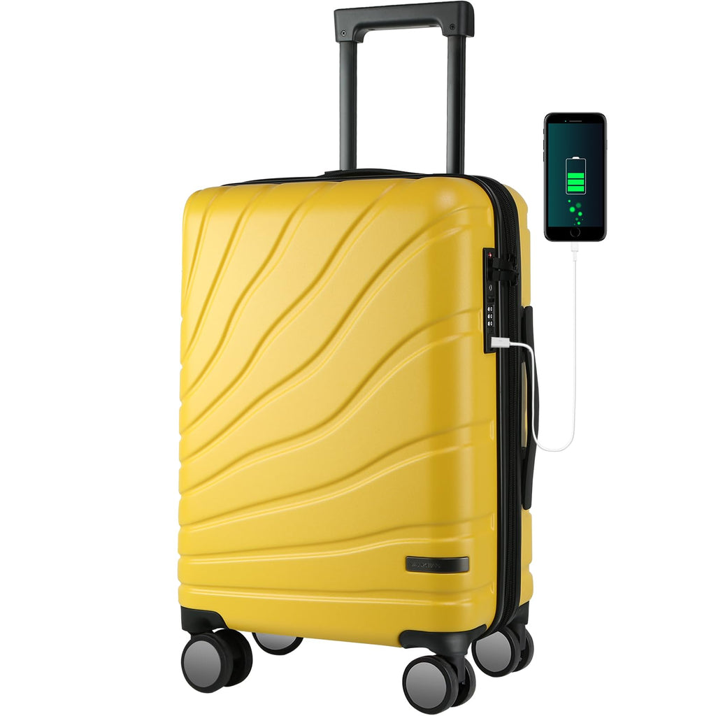20" Expandable Hardshell Spinner Carry-On with TSA Lock S4044