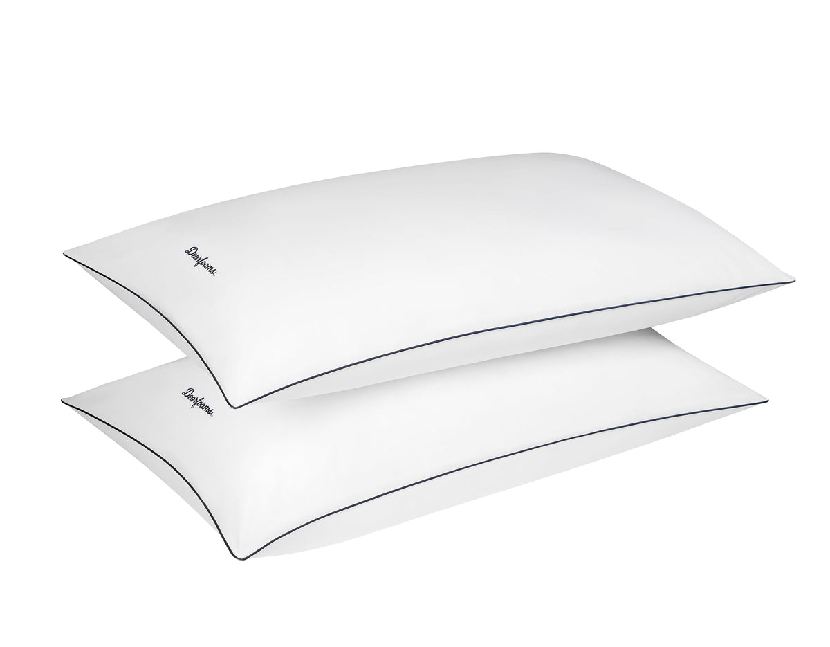 Set of 2 King Size Cotton Down Alternative Bed Pillows X640461
