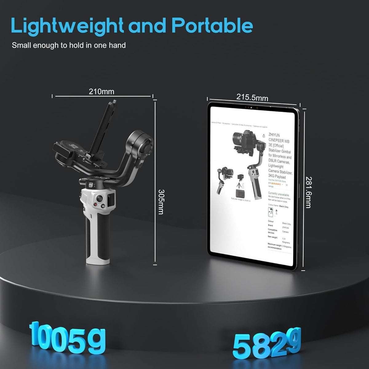 3-Axis Gimbal Stabilizer D790