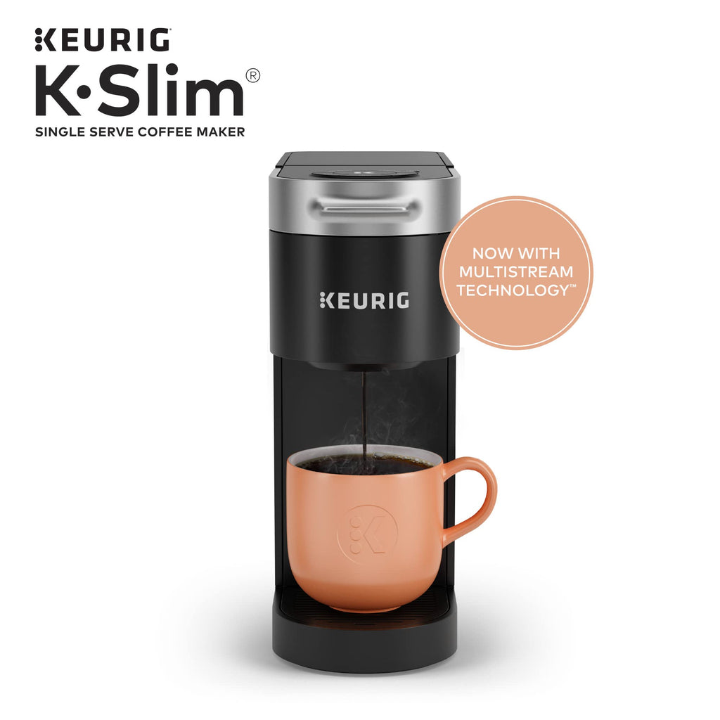 Single Serve K-Cup Pod Coffee Maker, 3 Brew Sizes, 46oz Removable Reservoir, Black Z857