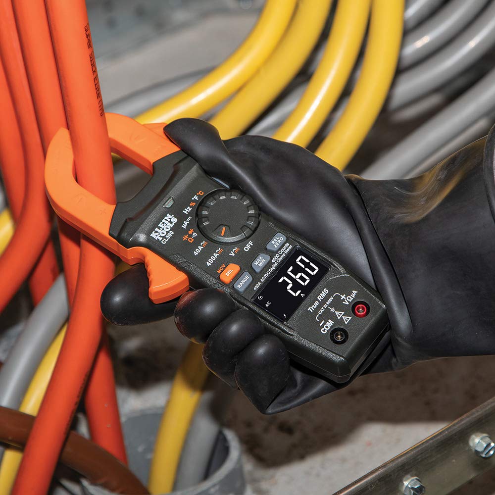 Auto-Ranging 400 Amp Digital Clamp Meter E719748