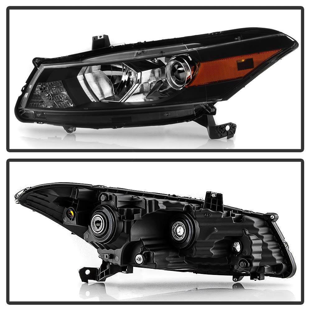 Black Housing Headlights Headlamps I867439