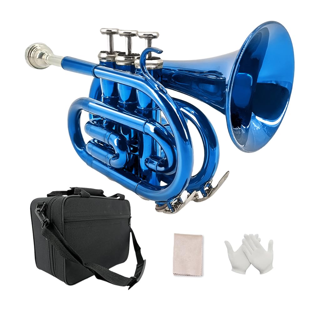 Bb Pocket Trumpet with 7C Mouthpiece and Hard Case G205776