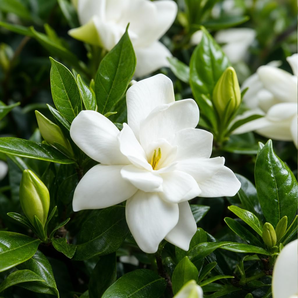 2 Extra Large 3 Gallon Frostproof Gardenia Jasminoides Fragrant Evergreen Shrub L219964