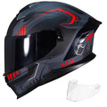 Dual Visor Flip up Modular Full Face Motorcycle Helmet B26187