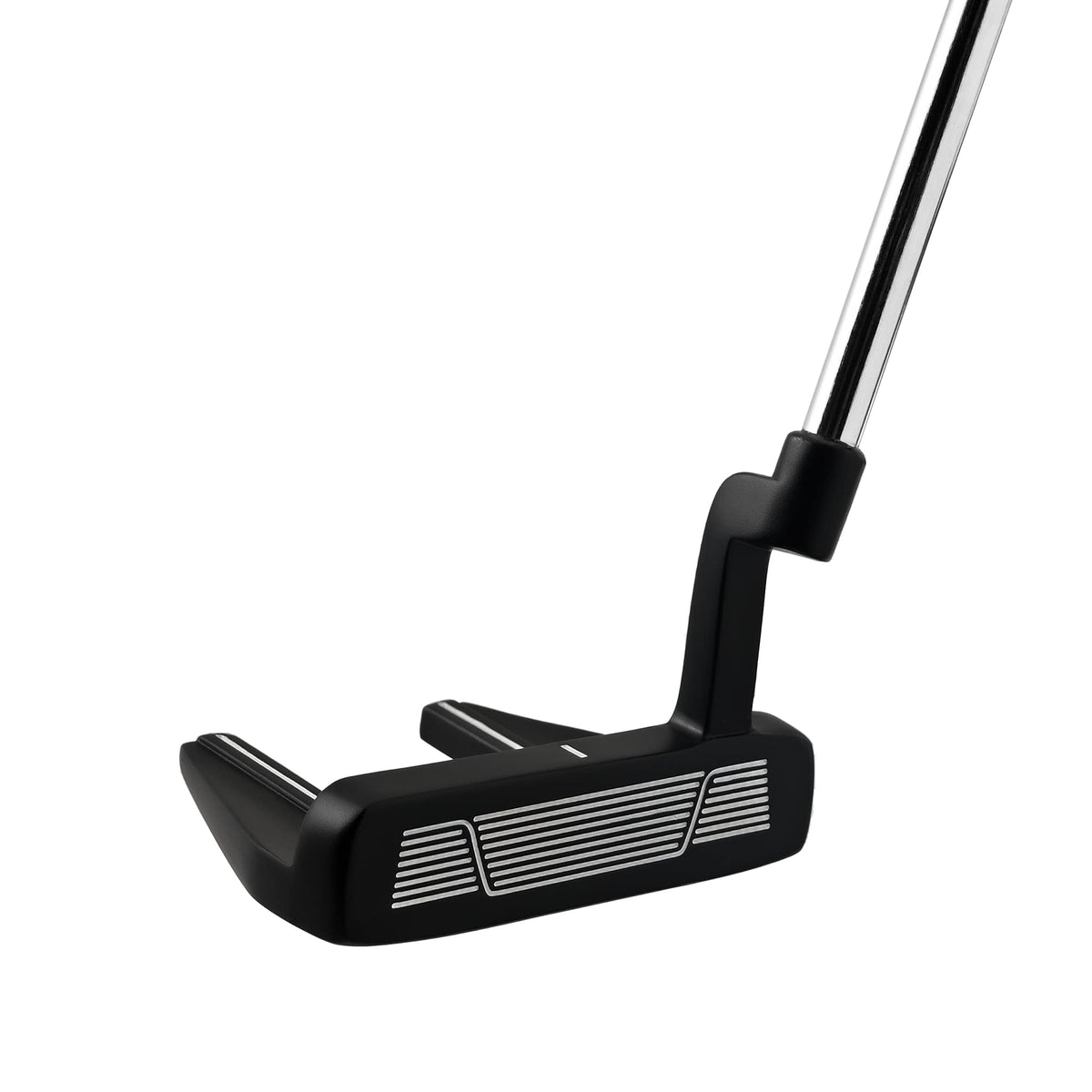 Right-Handed Matte Black Golf Putter with Aim Line & Grip C361