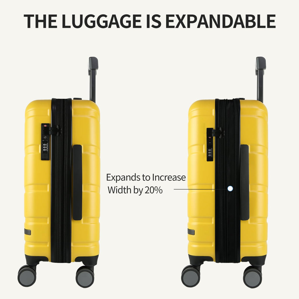 20" Expandable Hardshell Spinner Carry-On with TSA Lock S4044