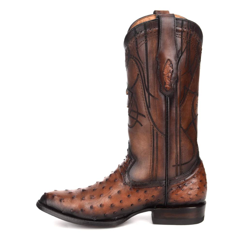 Genuine Ostrich Leather Western Boot K67244