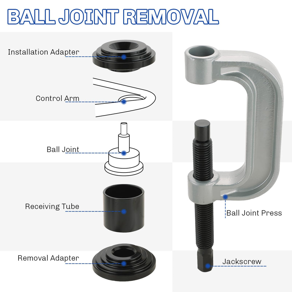 Ball Joint Press and U Joint Removal Tool Kit U7549