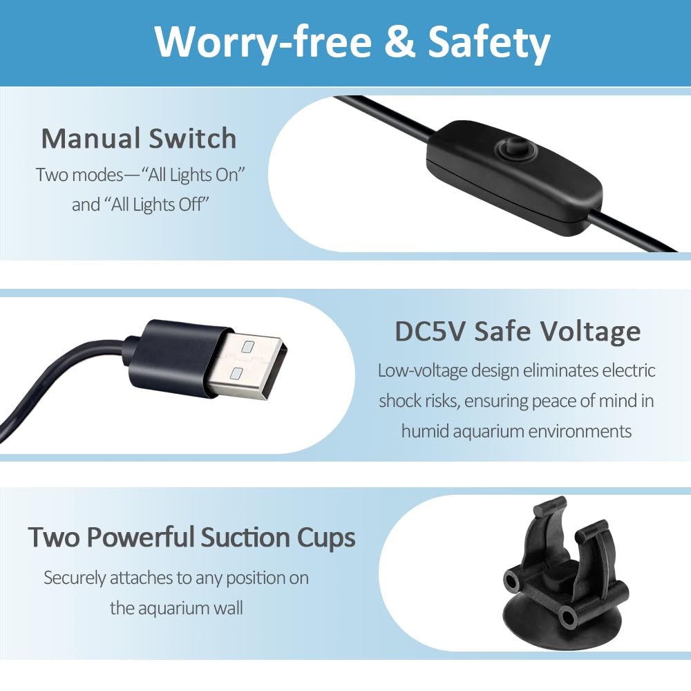 3 W Underwater USB Aquarium Light Z372