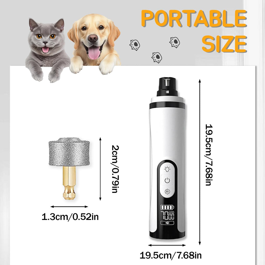 Rechargeable Silent Pet Nail Grinder Z846