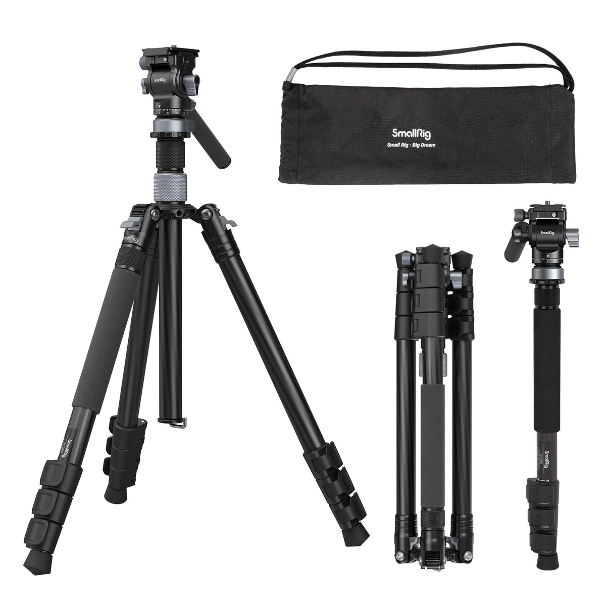 Carbon Fiber Video Travel Tripod P78071