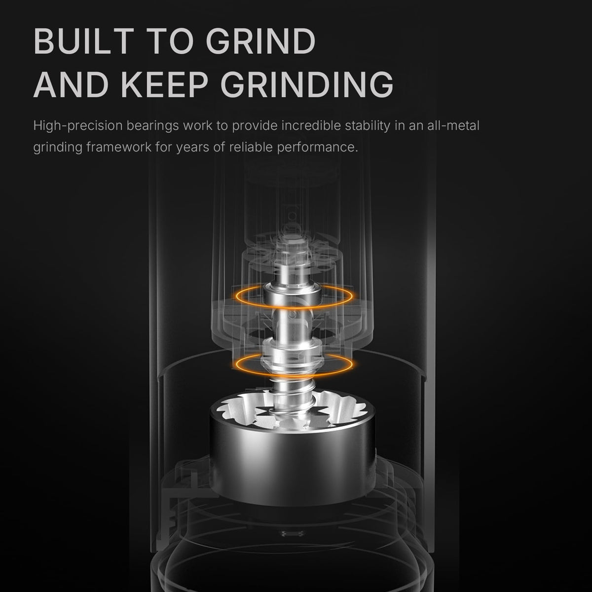 Portable Electric Burr Coffee Grinder with 30 Settings V2265