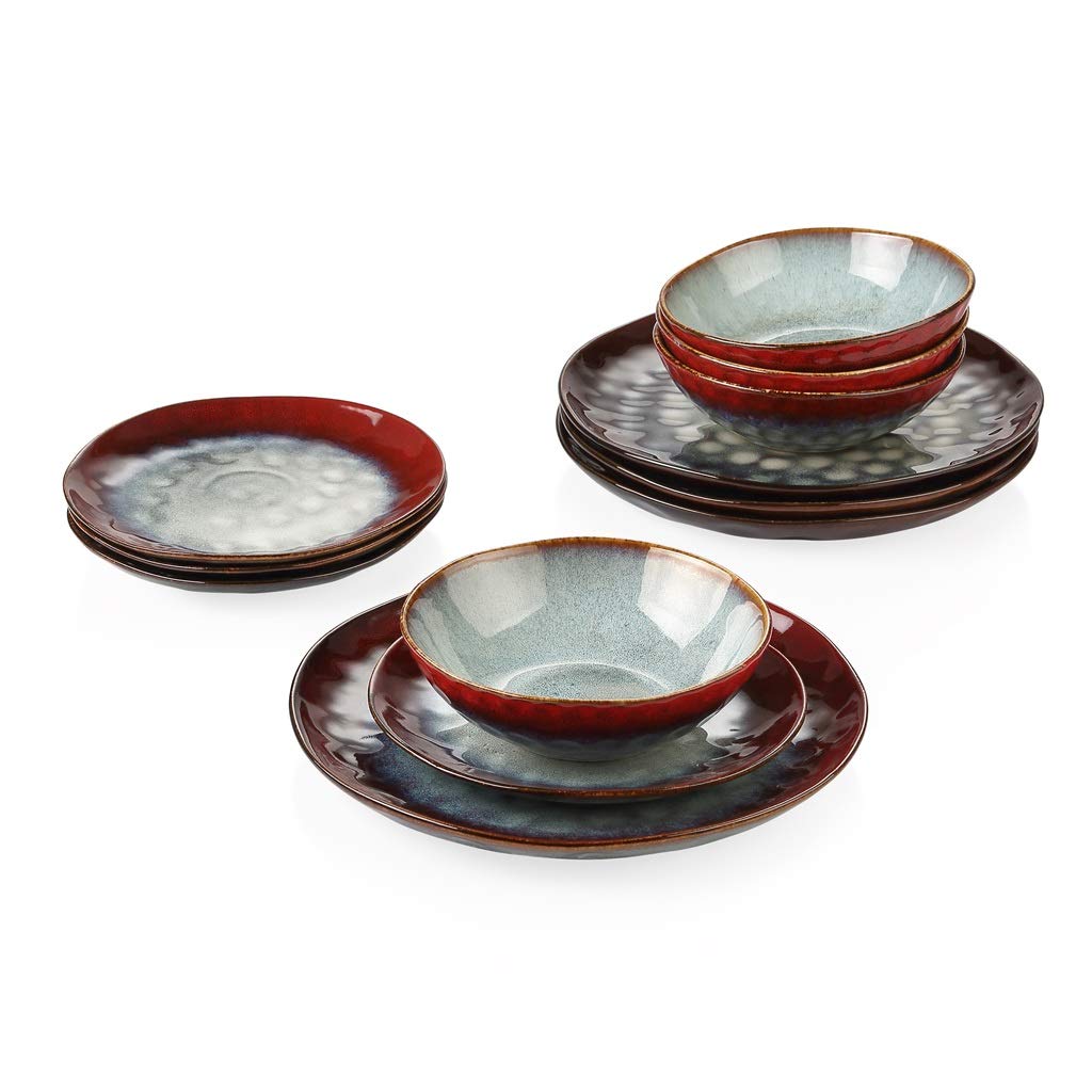 Ceramic 12-Piece Stoneware Dinner Set B7109