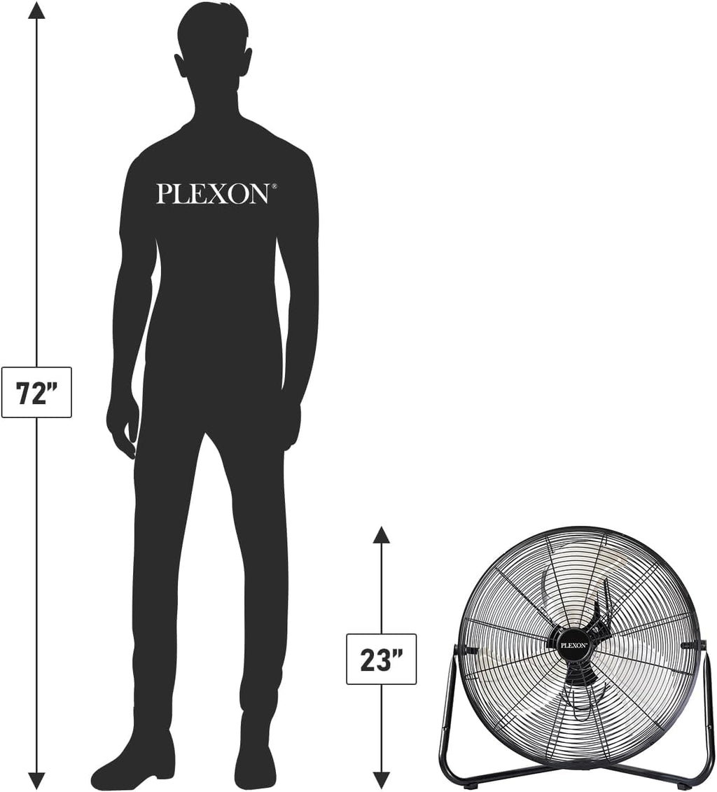 20" High Velocity Floor Fan 2 Pack O7766