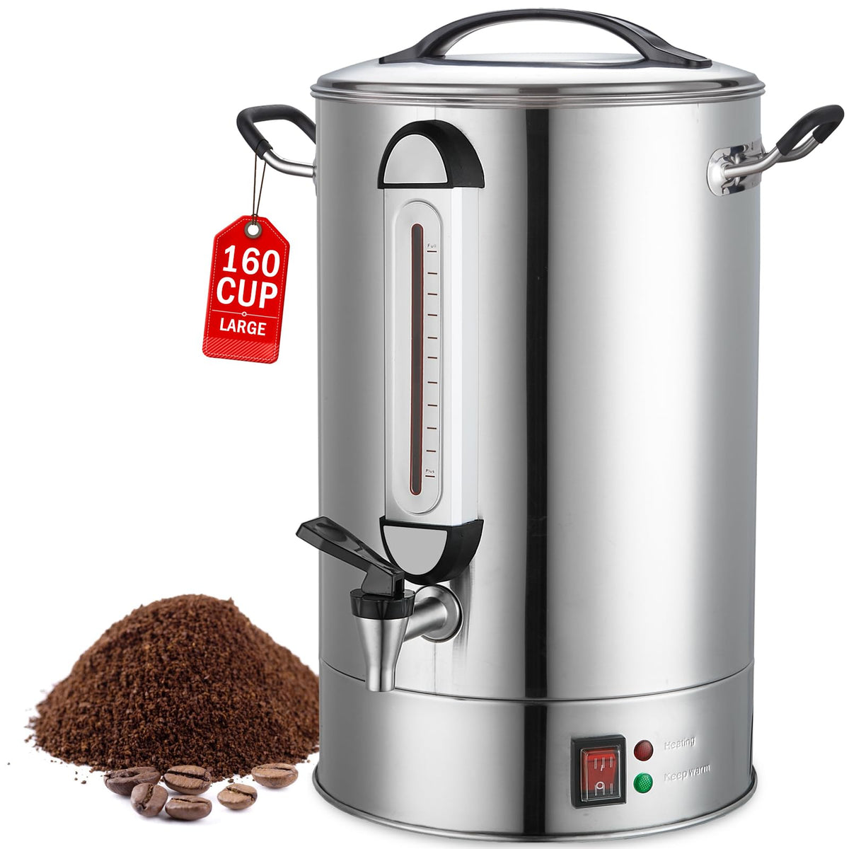 24L Stainless Steel Commercial Coffee Urn D76631