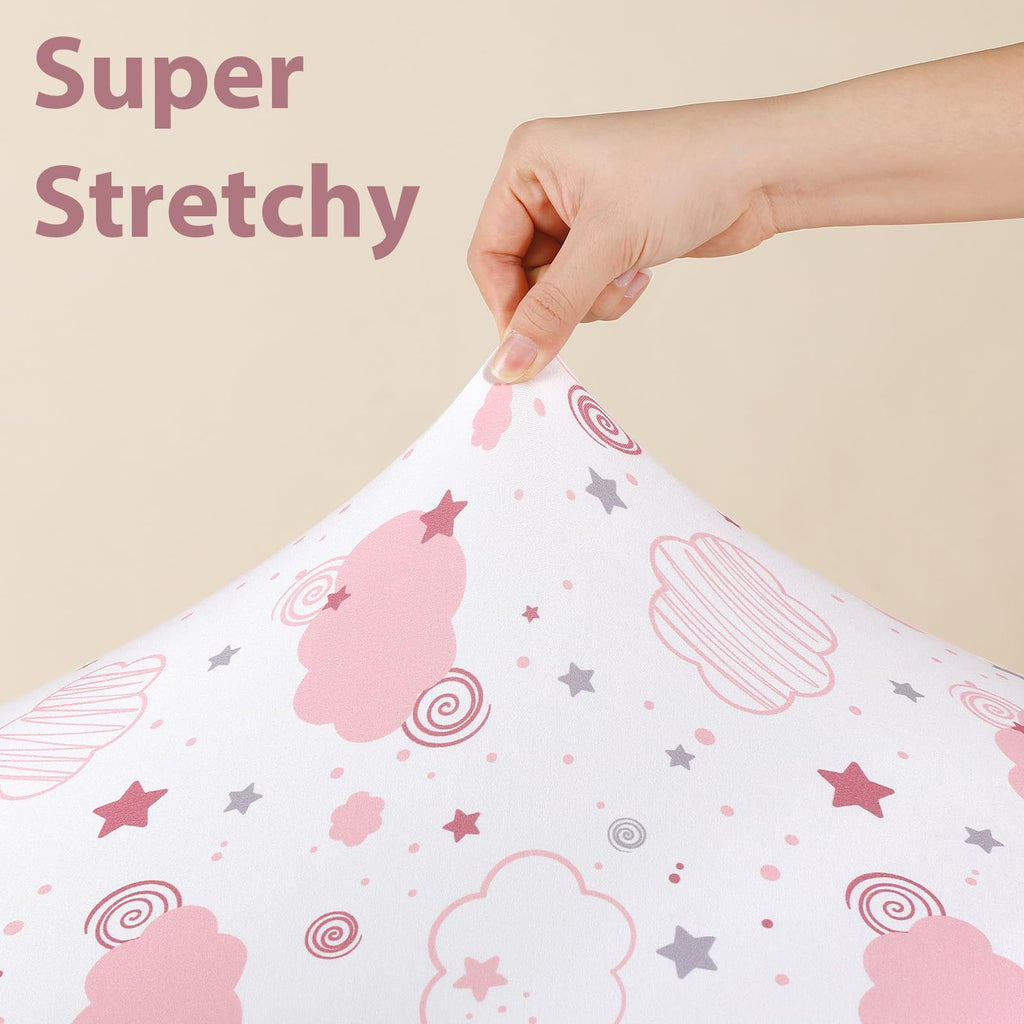3 Pack Fitted Crib Sheets 52”x28” C9770