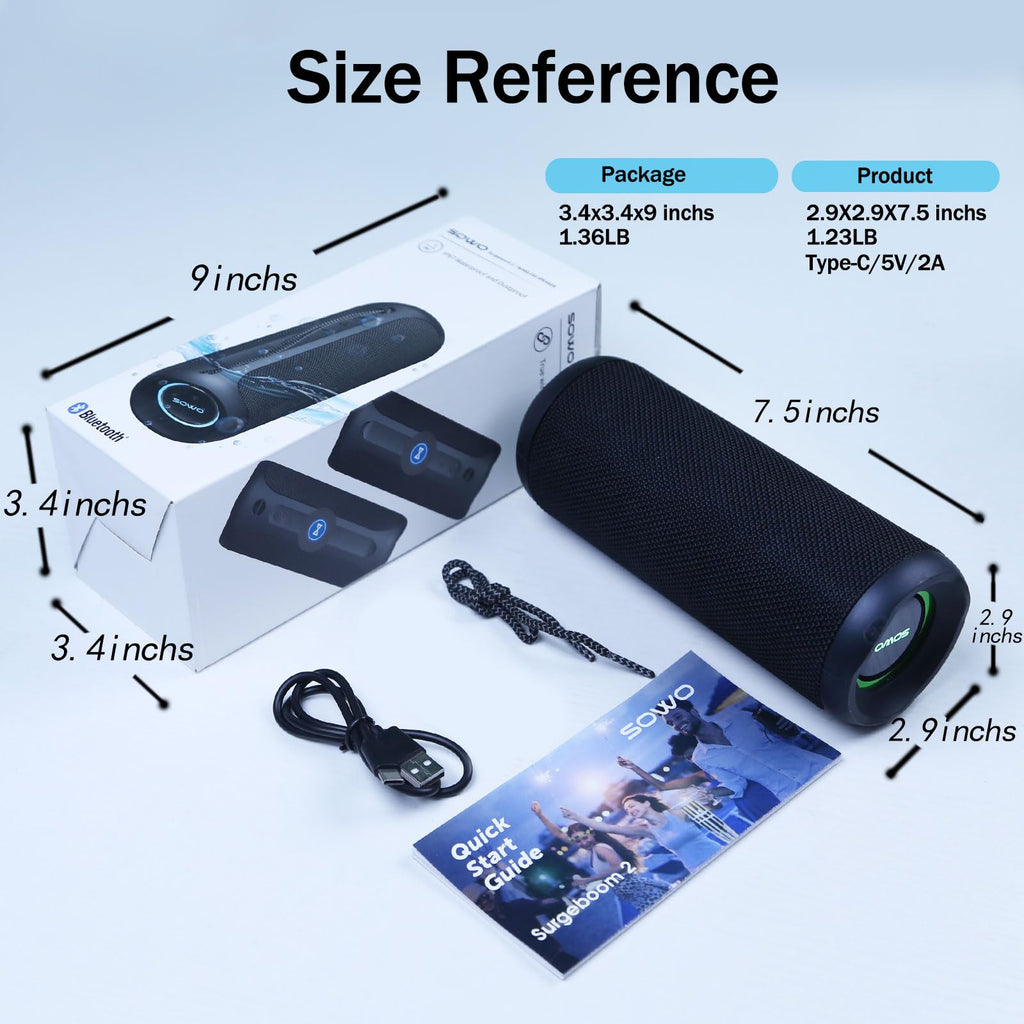 IPX7 Waterproof Portable Bluetooth Speaker M39769