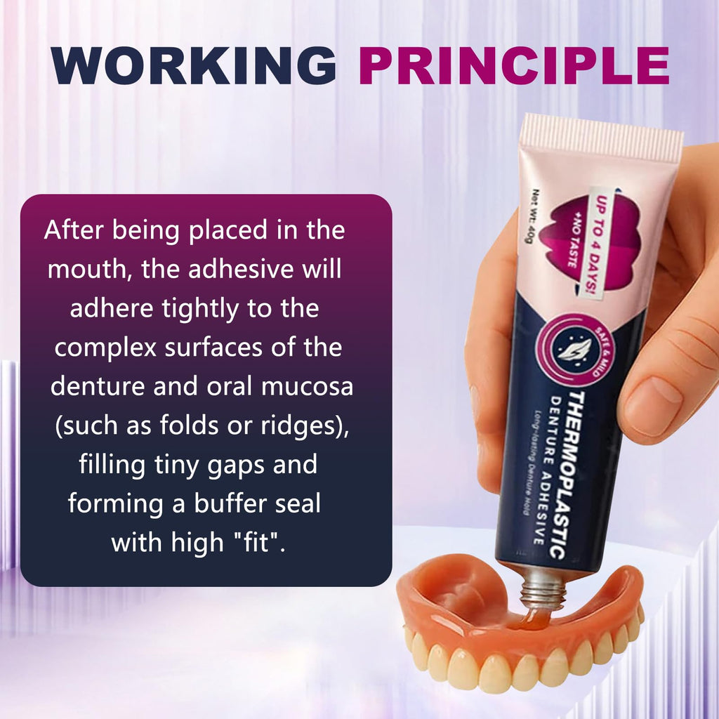 2Pcs Thermoplastic Denture Adhesive E927392