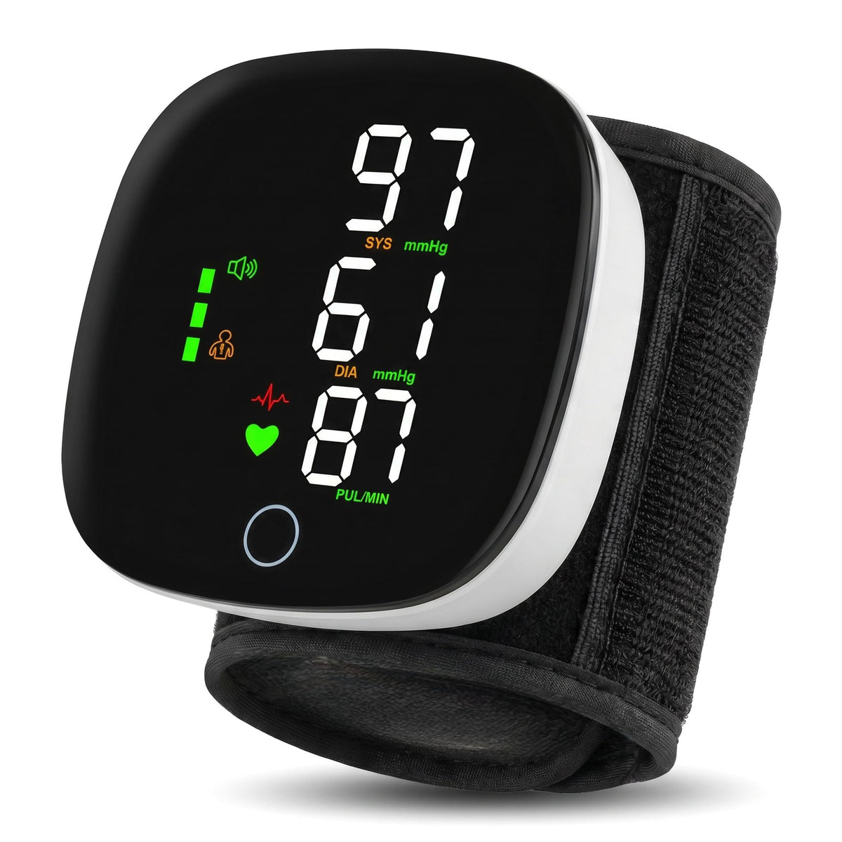 Wrist Blood Pressure Monitor with LCD Display and Voice Guide T506748