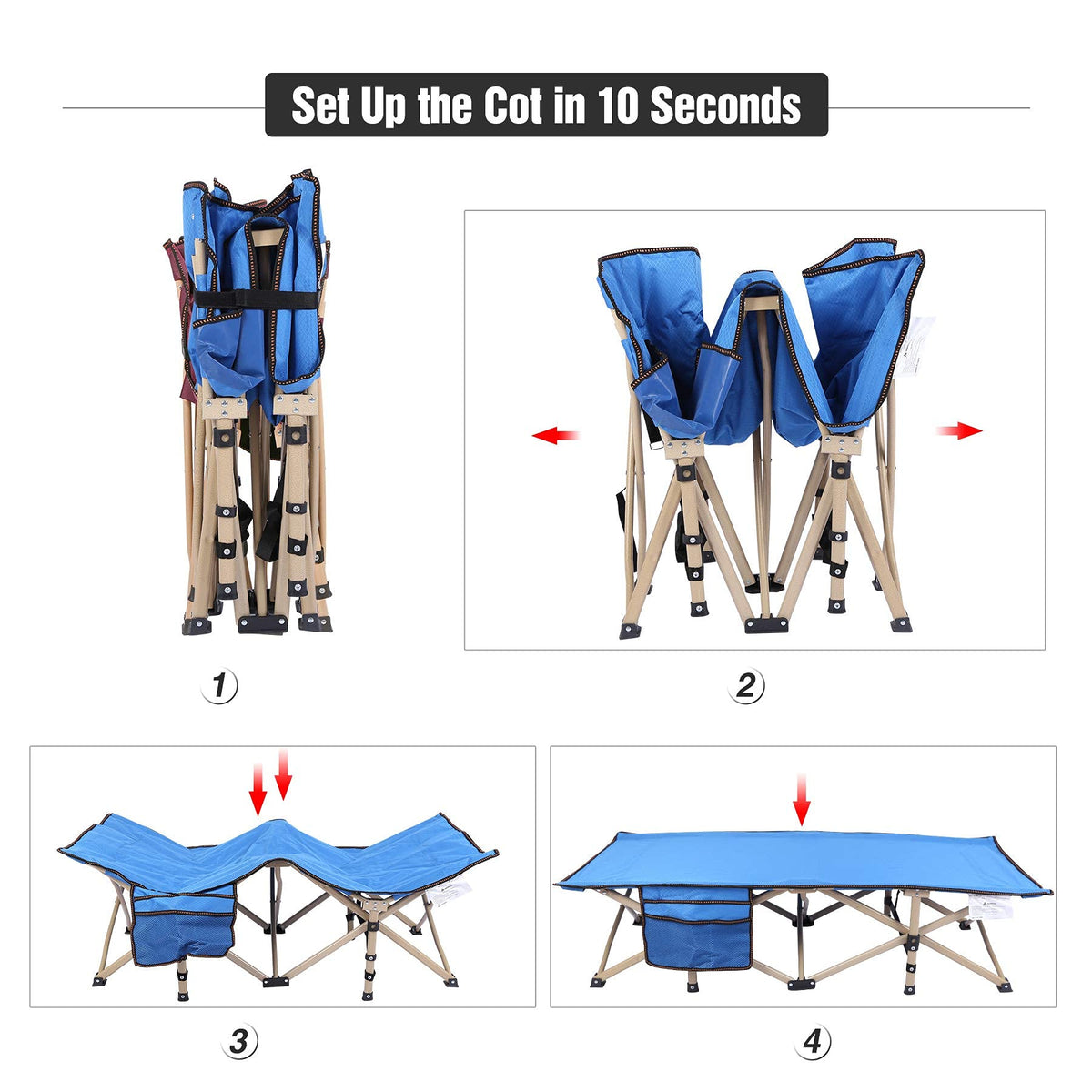 Kids Cot with Carry Bag V470