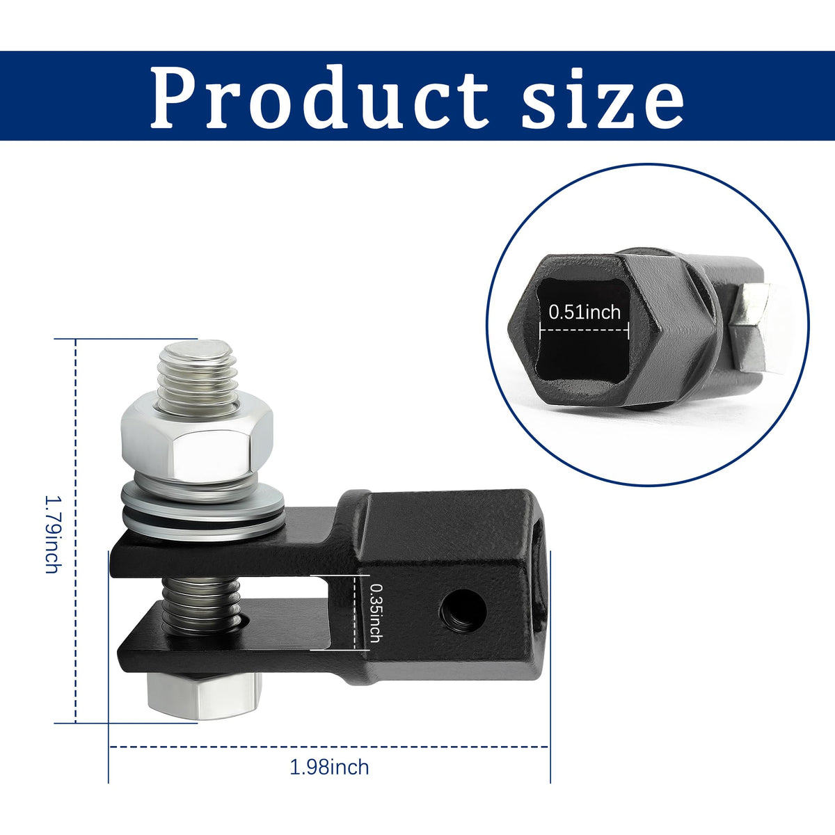 Scissor Jack Adapter for 1/2" Impact Drills I9981