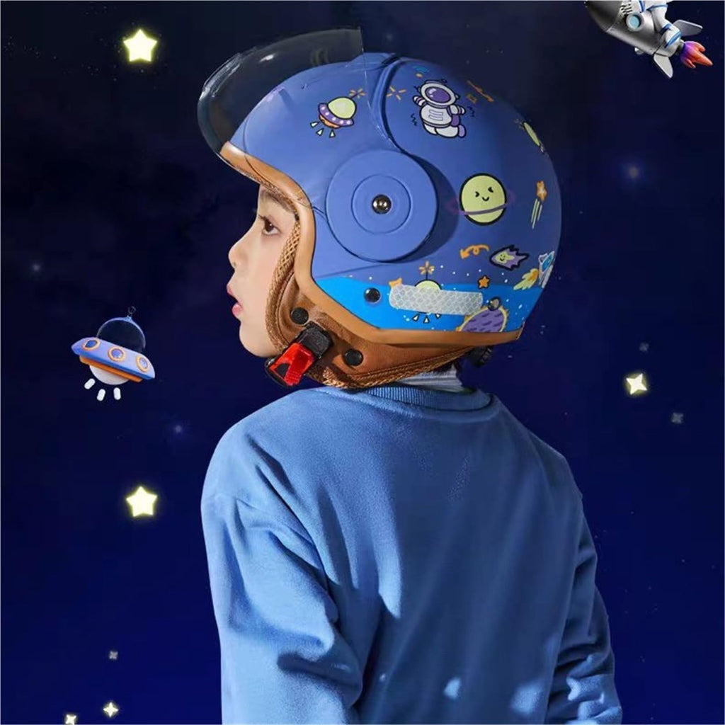 DOT Approved Kids 3/4 Motorcycle Half Helmet U390123