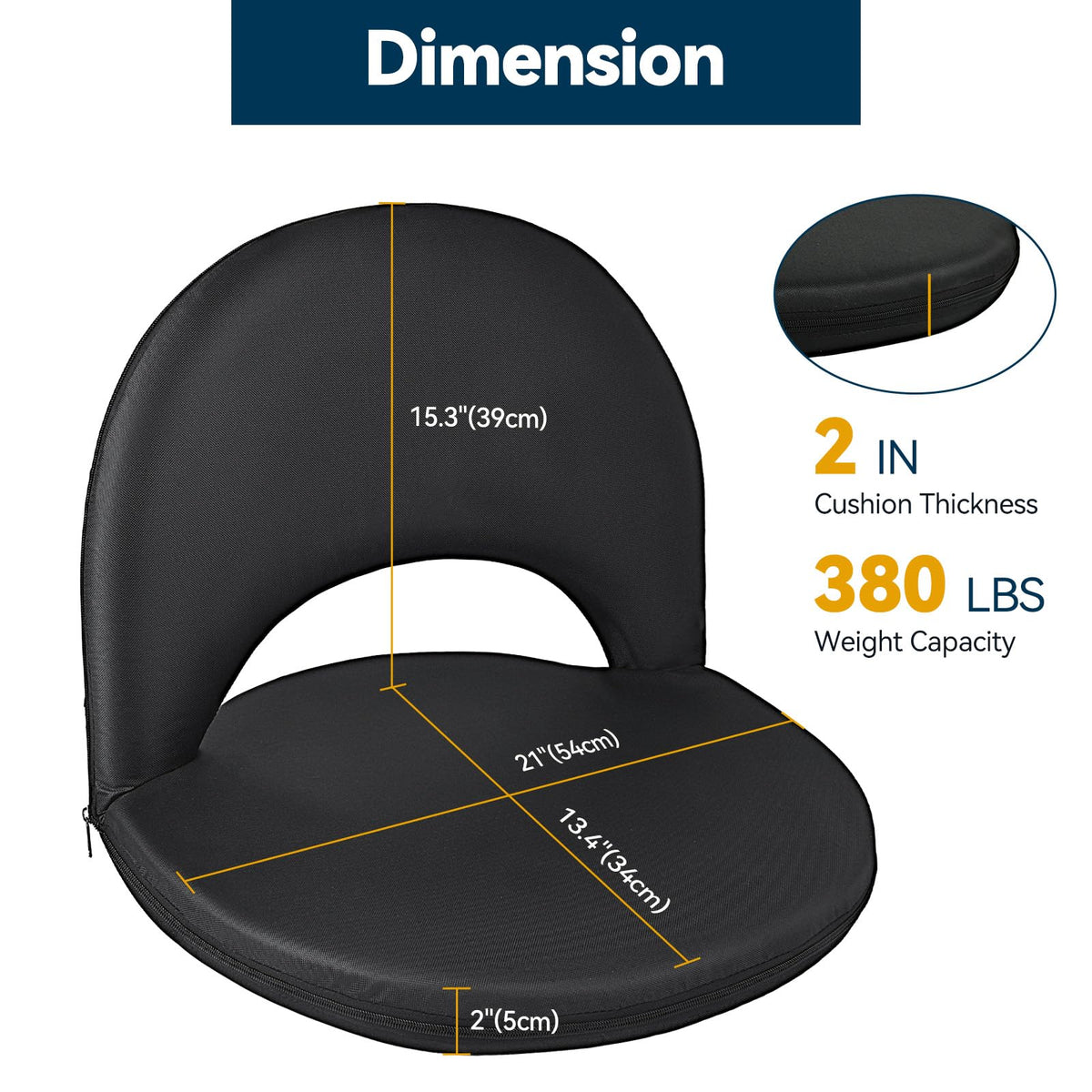 Reclining Stadium Seats with Back Support D946