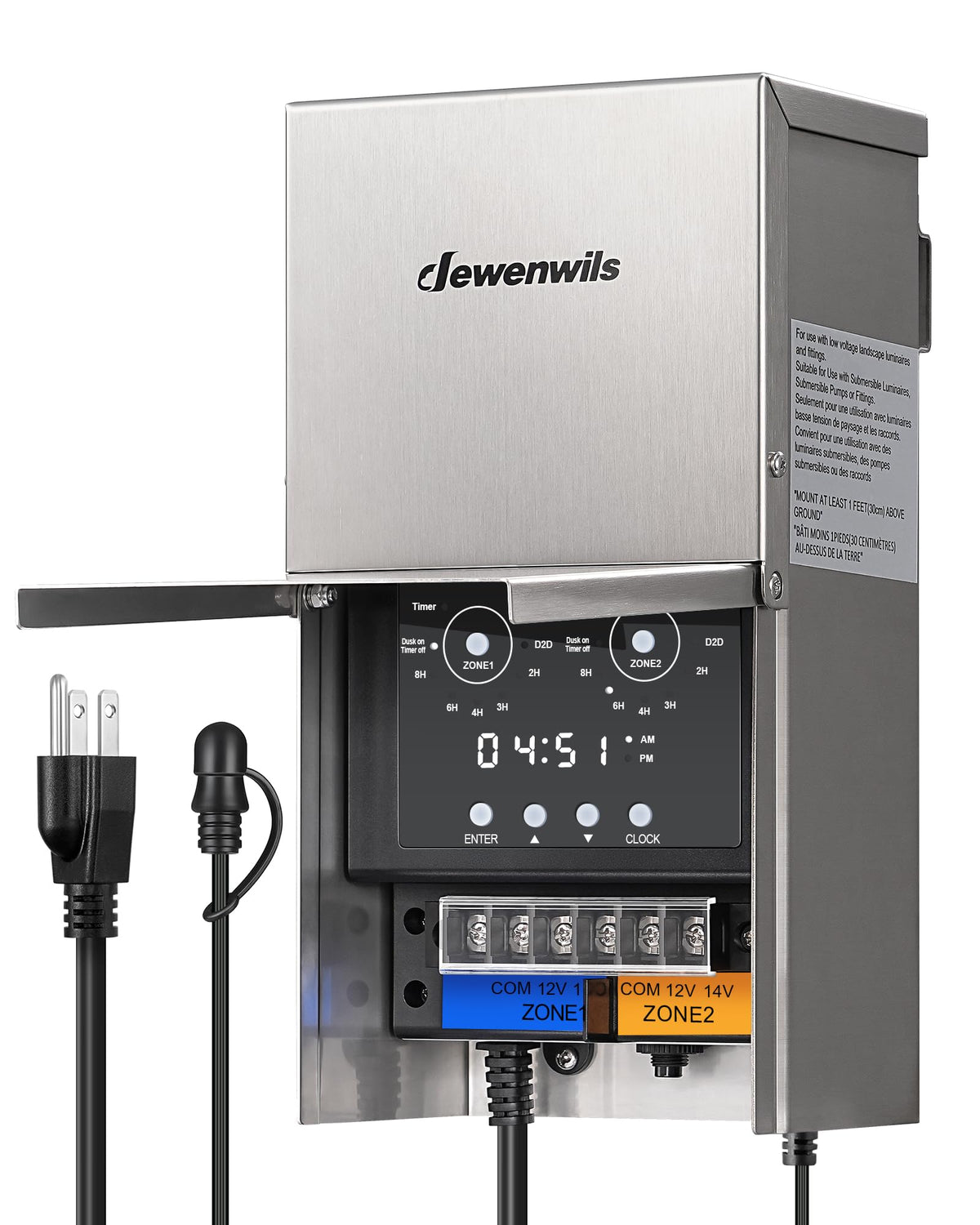 200W Low Voltage Landscape Transformer U86134