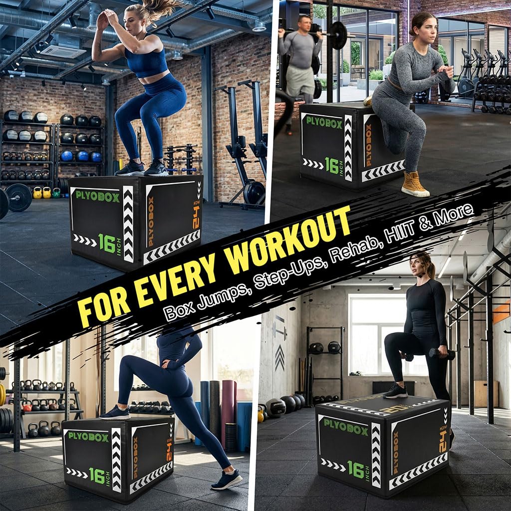 3-in-1 Plyometric Jump Box M54163