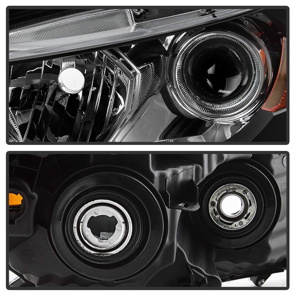 Black Housing Headlights Headlamps I867439