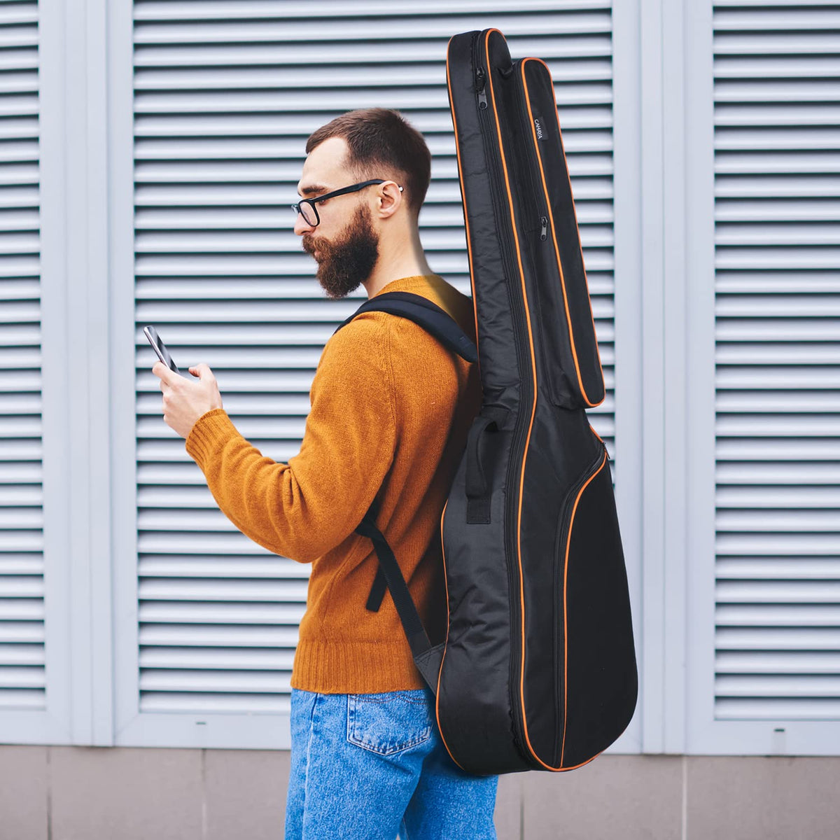 44 Inch Guitar Bag with Adjustable Shoulder Strap C798