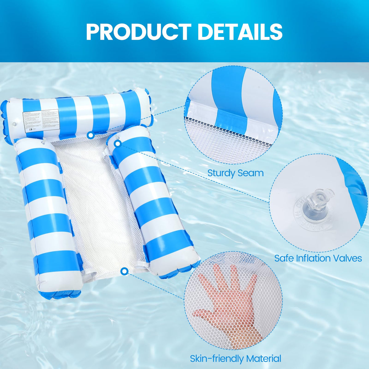 2 Pack Inflatable Pool Floats Y24214
