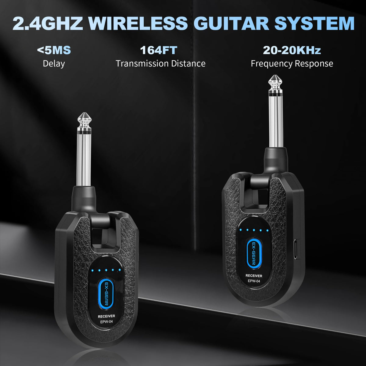 Wireless Guitar System 2.4GHz for Electric Guitar Bass J979
