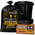 95 Gallon 2 Mil Heavy Duty Trash Bags 25 Count N2882